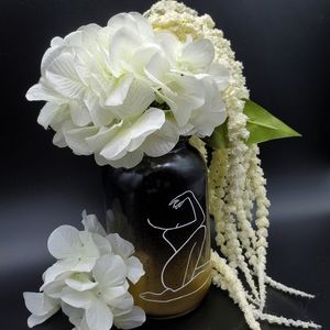 Sexy Custom Decorated Mason Jar Centerpiece